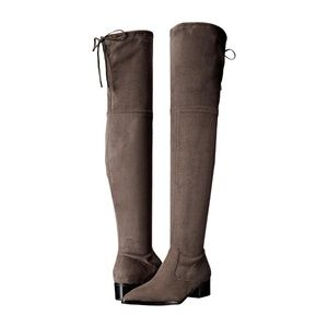 MARC FISHER Yenna Grey Over-The-Knee Boot
